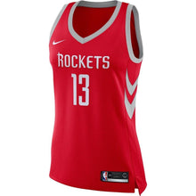 Load image into Gallery viewer, James Harden #13 Houston Rockets Women's Red Swingman Jersey - Icon Edition