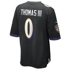 Load image into Gallery viewer, Earl Thomas #0 Baltimore Ravens Black Game Jersey Hot 2019