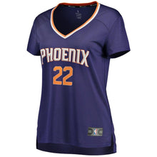 Load image into Gallery viewer, DeAndre Ayton #22 Phoenix Suns Women's Purple Fast Break Replica Jersey
