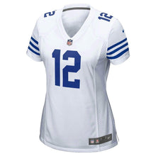 Load image into Gallery viewer, Andrew Luck #12 Indianapolis Colts Women&#39;s White Game Day Jersey