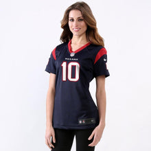 Load image into Gallery viewer, DeAndre Hopkins #10 Houston Texans Women's Navy Game Jersey