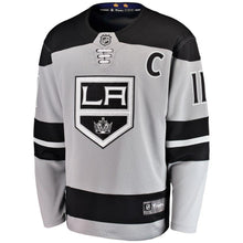 Load image into Gallery viewer, Fanatics Branded Anze Kopitar Los Angeles Kings Gray Alternate Breakaway Player Jersey