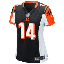 Load image into Gallery viewer, Andy Dalton #14 Cincinnati Bengals Women&#39;s Black Limited Jersey