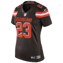 Load image into Gallery viewer, Joe Haden #23 Cleveland Browns Women's Brown Limited Jersey