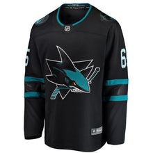Load image into Gallery viewer, Fanatics Branded Erik Karlsson San Jose Sharks Black Breakaway Alternate Player Jersey