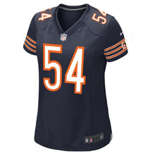 Load image into Gallery viewer, Brian Urlacher #54 Chicago Bears Women's Navy Blue Game Jersey