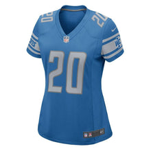 Load image into Gallery viewer, Barry Sanders #20 Detroit Lions Women's Blue 2017 Retired Player Game Jersey
