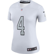 Load image into Gallery viewer, Derek Carr #4 Oakland Raiders Women's White Color Rush Legend Jersey