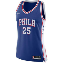 Load image into Gallery viewer, Ben Simmons #25 Philadelphia 76ers Women's Royal Swingman Jersey - Icon Edition