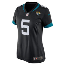 Load image into Gallery viewer, Blake Bortles #5 Jacksonville Jaguars Women's Black New 2018 Game Jersey