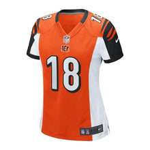 Load image into Gallery viewer, AJ Green #18 Cincinnati Bengals Orange Women&#39;s Game Jersey