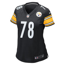 Load image into Gallery viewer, Alejandro Villanueva #78 Pittsburgh Steelers Women's Black Game Jersey