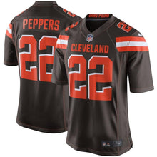 Load image into Gallery viewer, Jabrill Peppers #22 Cleveland Browns Youth Brown Game Jersey