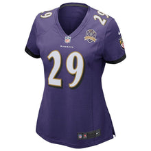 Load image into Gallery viewer, Justin Forsett #29 Baltimore Ravens Women's Purple Patch Game Jersey