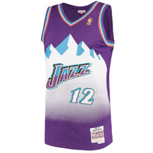Load image into Gallery viewer, John Stockton #12 Utah Jazz 1996-97 Hardwood Classics Mens Swingman Jersey