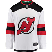 Load image into Gallery viewer, Fanatics Branded New Jersey Devils White Breakaway Away Jersey