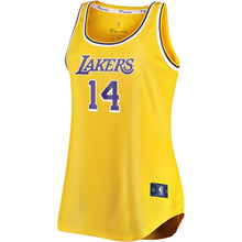 Load image into Gallery viewer, Brandon Ingram #14 Los Angeles Lakers Women's Gold Fast Break Tank Jersey