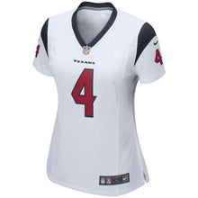 Load image into Gallery viewer, Deshaun Watson #4 Houston Texans Women's White Game Jersey