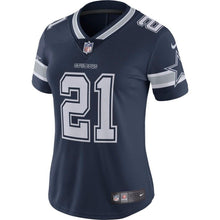 Load image into Gallery viewer, Ezekiel Elliott #21 Dallas Cowboys Women's Navy Vapor Untouchable Limited