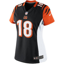 Load image into Gallery viewer, AJ Green #18 Cincinnati Bengals Women&#39;s Black Limited Jersey