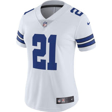 Load image into Gallery viewer, Ezekiel Elliott #21 Dallas Cowboys Women's White Vapor Untouchable Limited Jersey