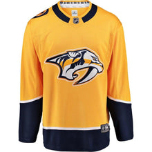 Load image into Gallery viewer, Fanatics Branded Nashville Predators Gold Breakaway Home Jersey