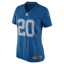 Load image into Gallery viewer, Barry Sanders #20 Detroit Lions Women's Blue 2017 Throwback Retired