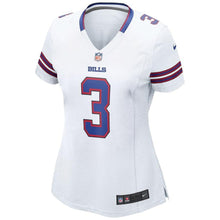 Load image into Gallery viewer, EJ Manuel #3 Buffalo Bills Women's White/Royal Game Jersey