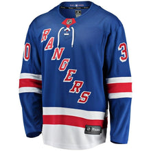 Load image into Gallery viewer, Fanatics Branded Henrik Lundqvist New York Rangers Royal Breakaway Player Jersey