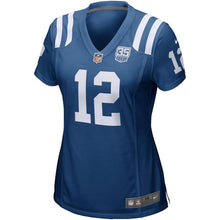 Load image into Gallery viewer, Andrew Luck #12 Indianapolis Colts Women&#39;s Royal 35th Season Game Jersey