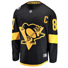 Load image into Gallery viewer, Fanatics Branded Sidney Crosby Pittsburgh Penguins Black 2019 NHL