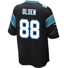 Load image into Gallery viewer, Greg Olsen #8 Carolina Panthers Youth White/Black/Blue Game Jersey