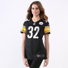 Load image into Gallery viewer, Franco Harris #32 Pittsburgh Steelers Women's Black Retired Game Jersey