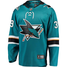 Load image into Gallery viewer, Fanatics Branded Logan Couture San Jose Sharks Teal Breakaway Jersey