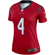 Load image into Gallery viewer, Deshaun Watson #4 Houston Texans Women's Red Legend Jersey