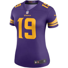 Load image into Gallery viewer, Adam Thielen #19 Minnesota Vikings Women&#39;s Purple Color Rush Legend Player Jersey