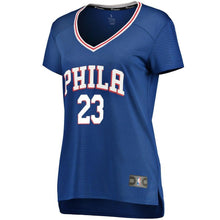 Load image into Gallery viewer, Jimmy Butler #23 Philadelphia 76ers Women's Royal Fast Break Replica Jersey