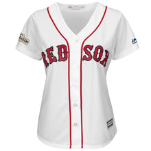 Load image into Gallery viewer, Andrew Benintendi #16 Boston Red Sox Women&#39;s White 2017 Postseason