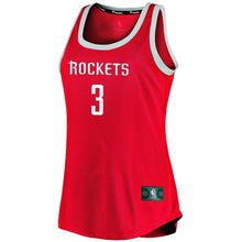 Load image into Gallery viewer, Chris Paul #3 Houston Rockets Women's Red Fast Break Tank Jersey - Icon Edition