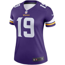 Load image into Gallery viewer, Adam Thielen #19 Minnesota Vikings Women&#39;s Purple Legend Jersey