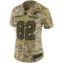 Load image into Gallery viewer, Jason Witten #82 Dallas Cowboys Women's Camo Salute to Service Limited Jersey