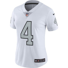 Load image into Gallery viewer, Derek Carr #4 Oakland Raiders Women's White Vapor Untouchable Color Rush Limited Player Jersey