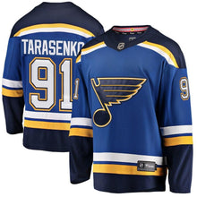 Load image into Gallery viewer, Fanatics Branded Vladimir Tarasenko St. Louis Blues Royal Breakaway Player Jersey