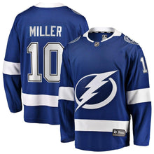 Load image into Gallery viewer, Fanatics Branded JT Miller Tampa Bay Lightning Blue Home Breakaway Player Jersey