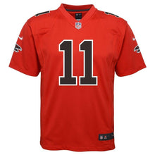 Load image into Gallery viewer, Julio Jones #11 Atlanta Falcons Youth Red Color Rush Game Jersey