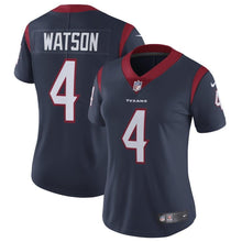 Load image into Gallery viewer, Deshaun Watson #4 Houston Texans Women's Navy Vapor Untouchable Limited