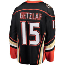 Load image into Gallery viewer, Fanatics Branded Ryan Getzlaf Anaheim Ducks Black Breakaway Player Jersey