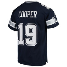 Load image into Gallery viewer, Amari Cooper #19 Dallas Cowboys Youth Navy/White Game Jersey