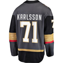 Load image into Gallery viewer, Fanatics Branded William Karlsson Vegas Golden Knights Gray Home Premier Breakaway Player Jersey