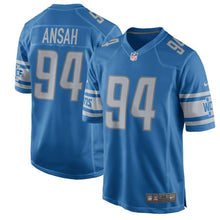 Load image into Gallery viewer, Ezekiel Ansah #94 Detroit Lions Youth Blue 2017 Game Jersey